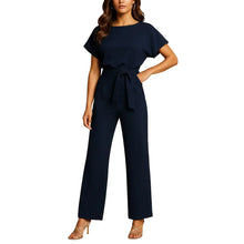 Load image into Gallery viewer, High Waist Lace Detail Jumpsuit for Women with Straight Leg Fit kingzboutique.shop
