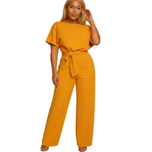 Load image into Gallery viewer, High Waist Lace Detail Jumpsuit for Women with Straight Leg Fit kingzboutique.shop
