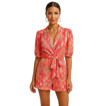 Load image into Gallery viewer, Printed Summer Jumpsuit for Women with Belted Lightweight Casual Fit kingzboutique.shop
