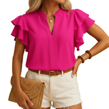 Load image into Gallery viewer, Women’s Sleeveless Chic Blouse with Tailored Silhouette kingzboutique.shop
