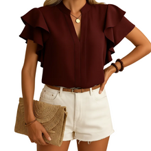 Load image into Gallery viewer, Women’s Sleeveless Chic Blouse with Tailored Silhouette kingzboutique.shop
