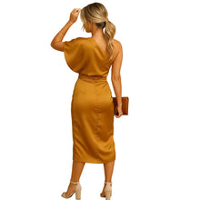 Load image into Gallery viewer, Slim Silhouette Dress for Women with Minimal Elegant Finish kingzboutique.shop
