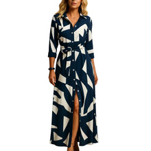 Load image into Gallery viewer, Long Summer Dress for Women with Short Sleeve Lightweight Fabric kingzboutique.shop
