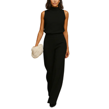 Load image into Gallery viewer, Women’s Halter Neck Wide Leg Jumpsuit for Evening Occasions kingzboutique.shop
